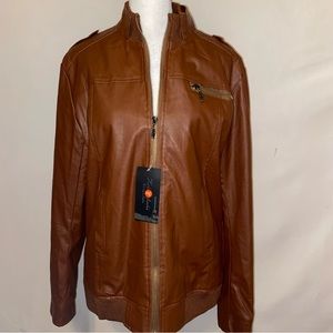 Faux Leather Jacket